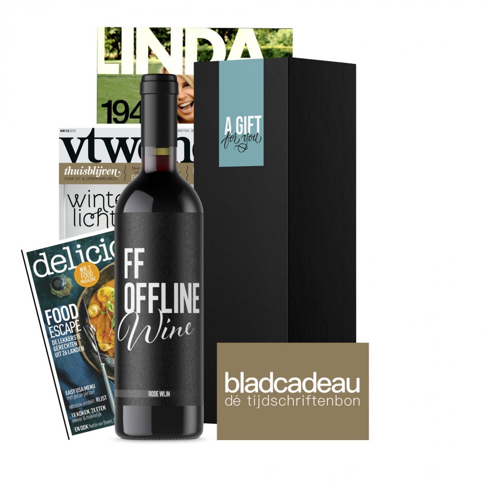 FF Off Line Wine Tijdschriftenbon- Rood