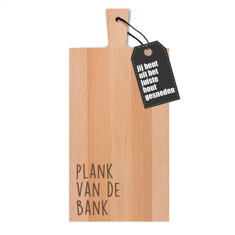 Plank van de bank