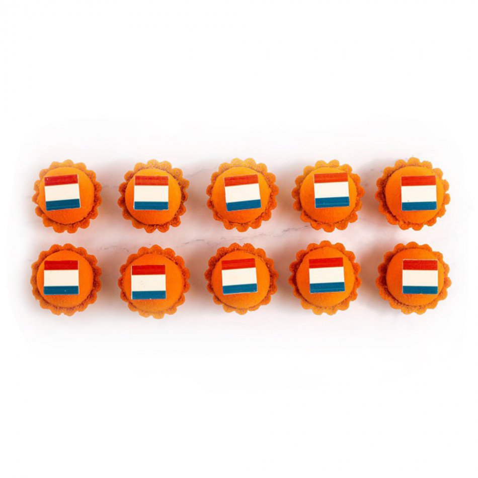 Luxe Oranje Petit Fours (10 stuks)