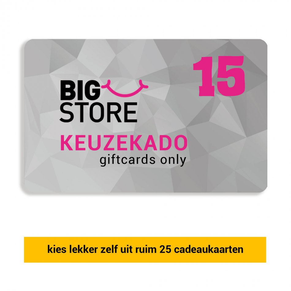 Keuzekado Giftcards<br>15 euro - digitaal