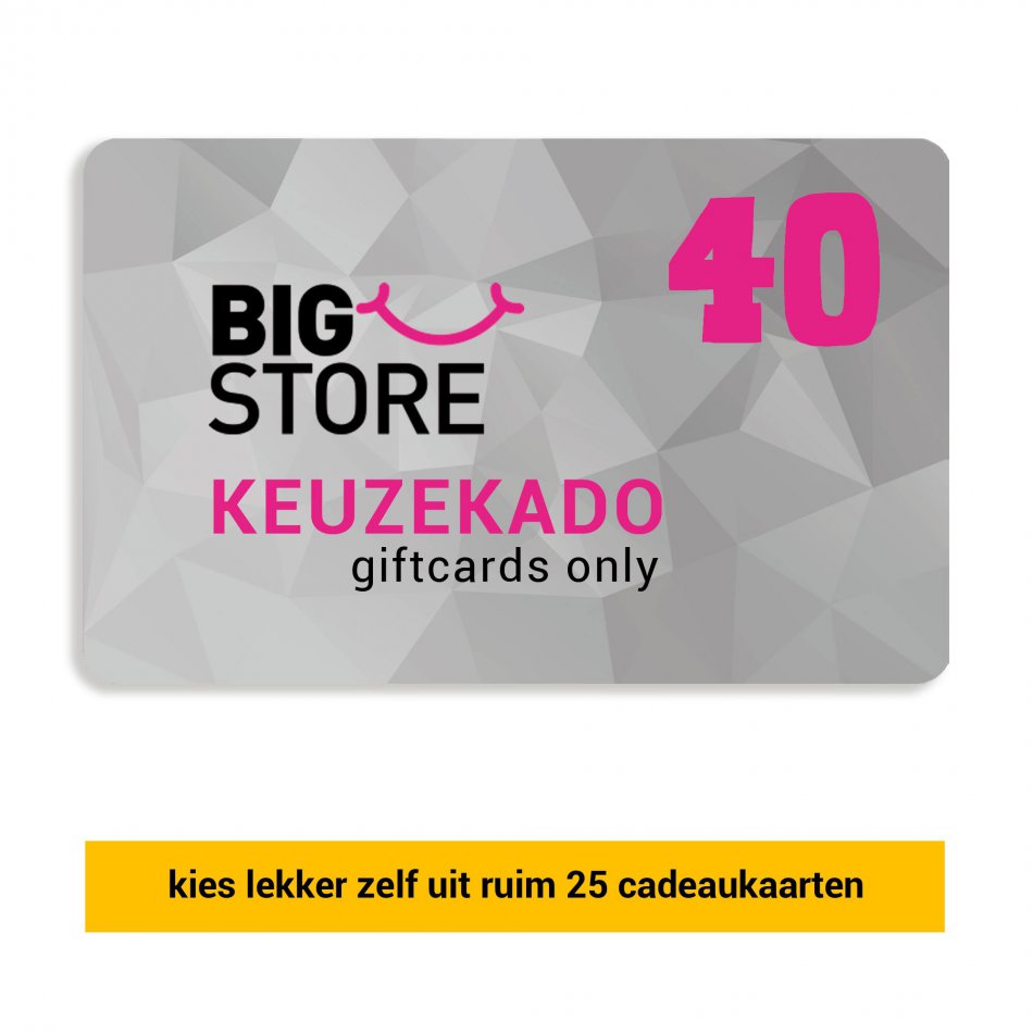 Keuzekado Giftcards<br>40 euro - digitaal